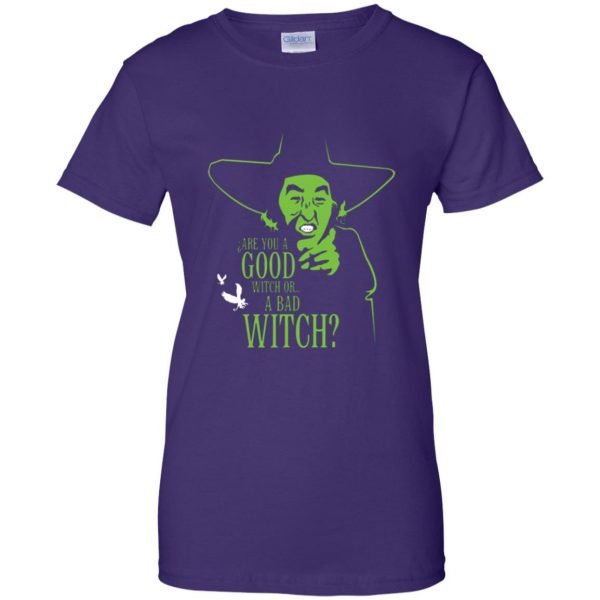 wicked witch womens t shirt - lady t shirt - purple