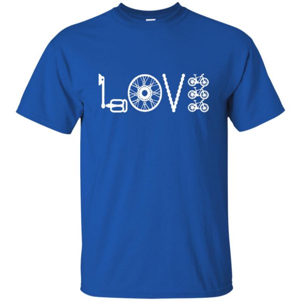 i love cycling t shirt t shirt - royal blue