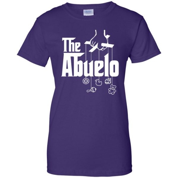 abuelo womens t shirt - lady t shirt - purple