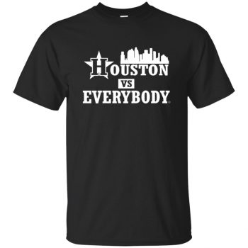 houston vs everybody shirt - black