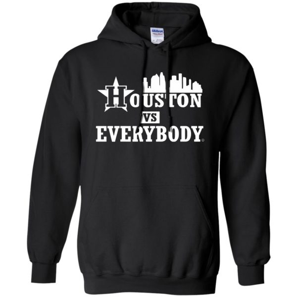 houston vs everybody hoodie - black