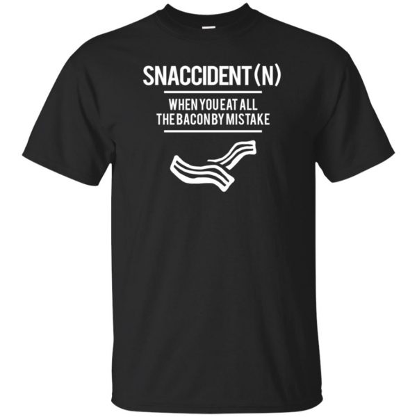 snaccident shirt - black