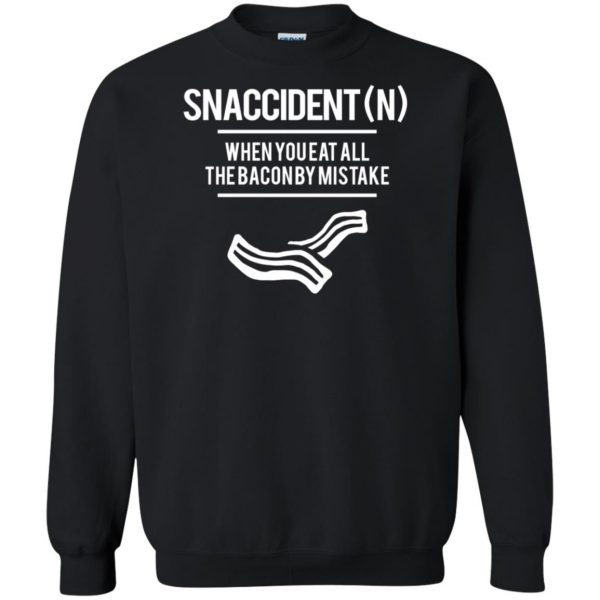 snaccident sweatshirt - black