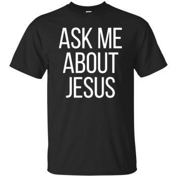 ask me about jesus - black