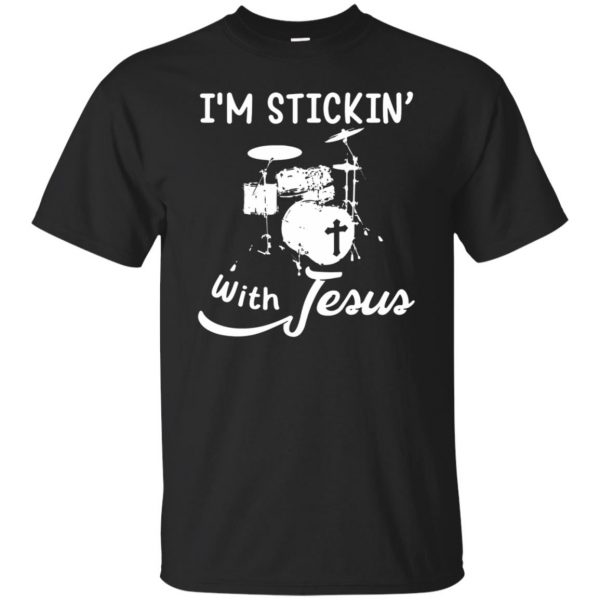 stick with jesus shirt - black