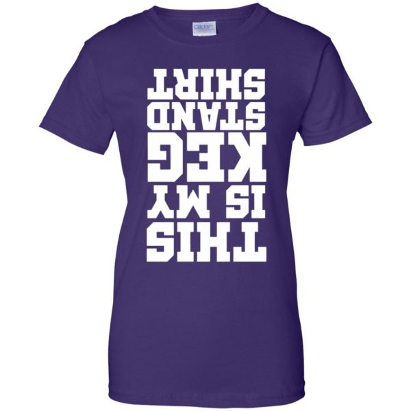 this is my kegstand womens t shirt - lady t shirt - purple