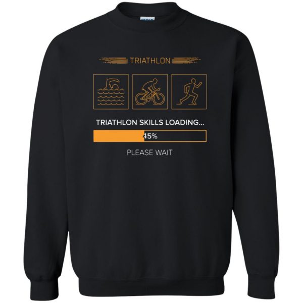 triathlon skills loading sweatshirt - black