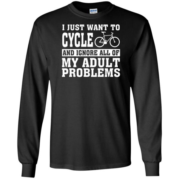 I just want to cycle long sleeve - black