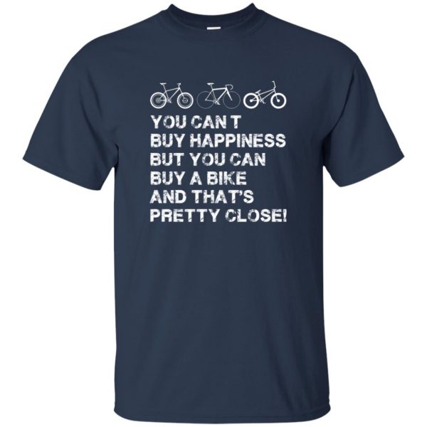 you can buy a bike t shirt - navy blue