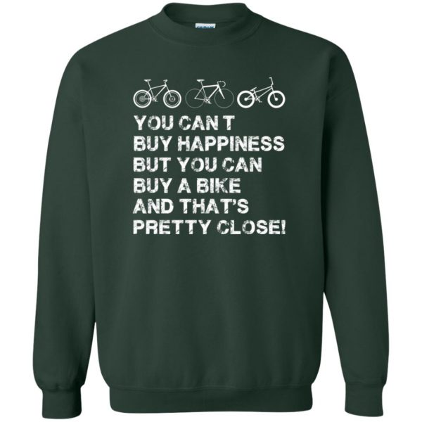 you can buy a bike sweatshirt - forest green