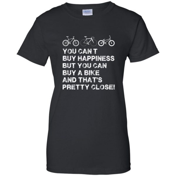 you can buy a bike womens t shirt - lady t shirt - black
