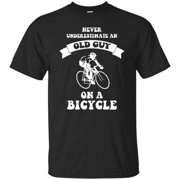 Never underestimate an old guy on a bicycle - black