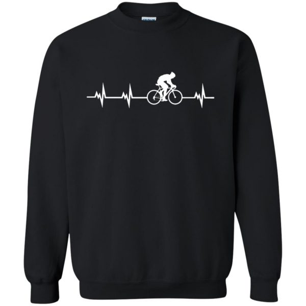 Cycling Heartbeat sweatshirt - black