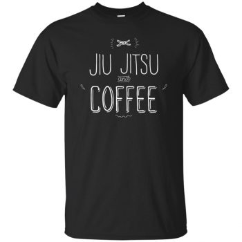 Jiu Jitsu and Coffee - black