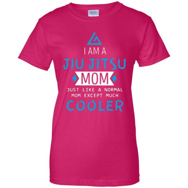 jiu jitsu mom shirt womens t shirt - lady t shirt - pink heliconia