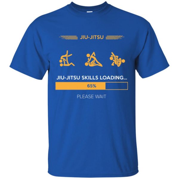 Jiu-Jitsu Skills Loading t shirt - royal blue