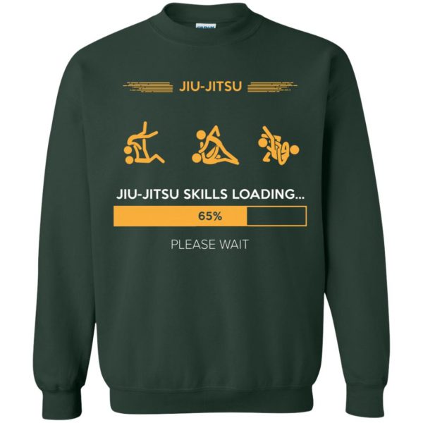 Jiu-Jitsu Skills Loading sweatshirt - forest green