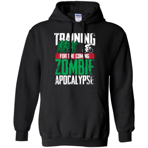 Training For The Zombie Apocalypse Cycling hoodie - black
