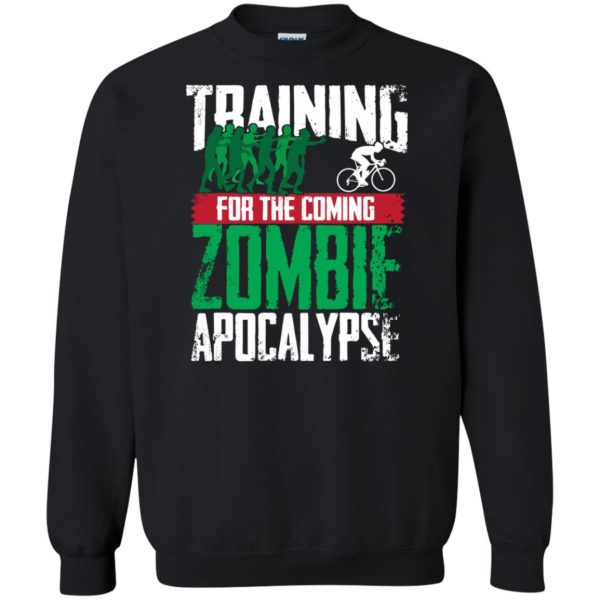 Training For The Zombie Apocalypse Cycling sweatshirt - black
