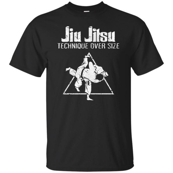 Jiu Jitsu Technique Over Size - black