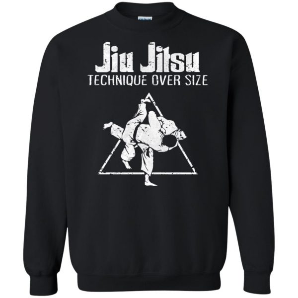Jiu Jitsu Technique Over Size sweatshirt - black