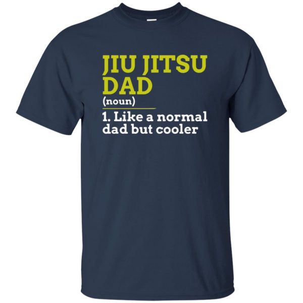 Jiu Jitsu Dad t shirt - navy blue