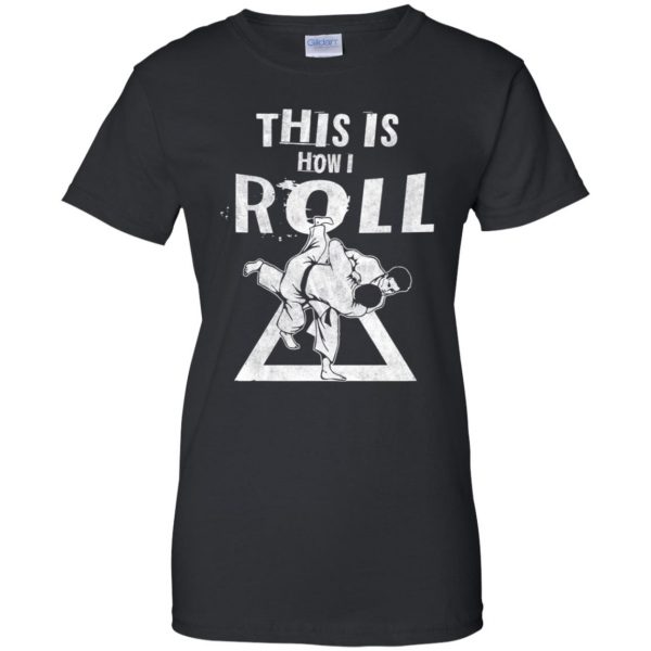 This is how i Roll womens t shirt - lady t shirt - black