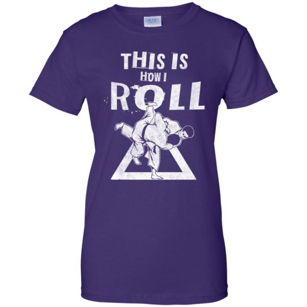 This is how i Roll womens t shirt - lady t shirt - purple