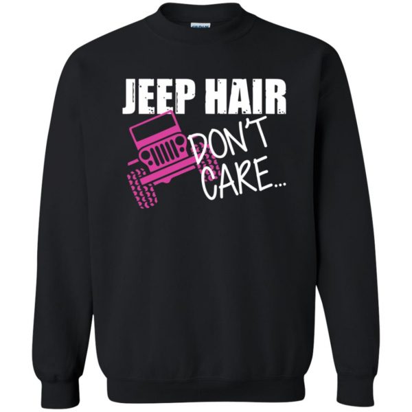 funny jeep t shirts sweatshirt - black