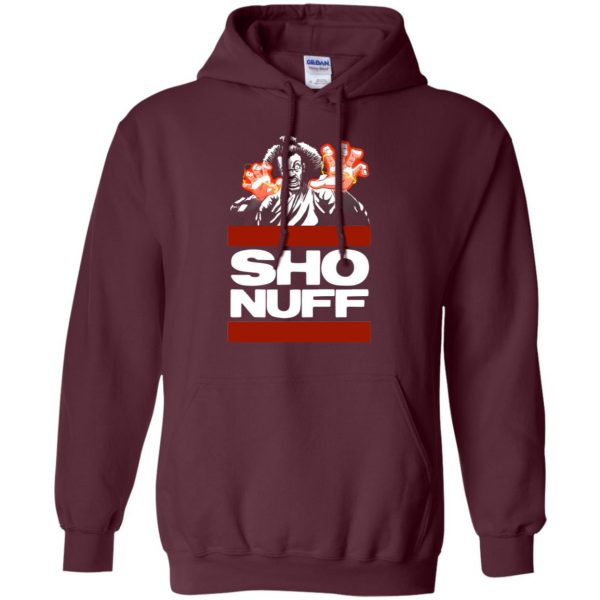 shonuff hoodie - maroon