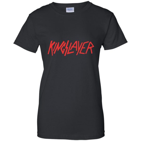 kingslayer womens t shirt - lady t shirt - black