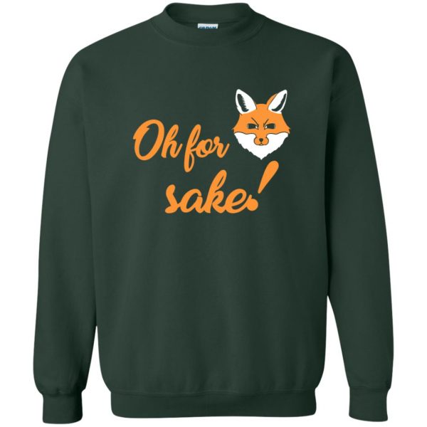 for fox sake sweatshirt - forest green