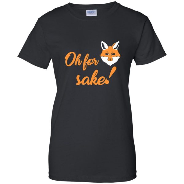 for fox sake womens t shirt - lady t shirt - black