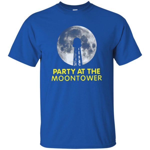 party at the moontower t shirt - royal blue