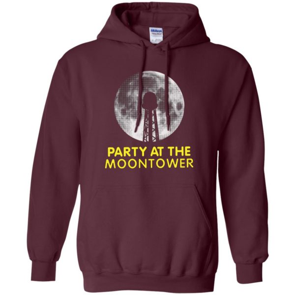 party at the moontower hoodie - maroon
