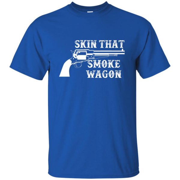 skin that smokewagon t shirt - royal blue