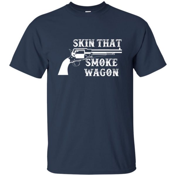 skin that smokewagon t shirt - navy blue