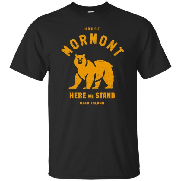 house mormont shirt - black