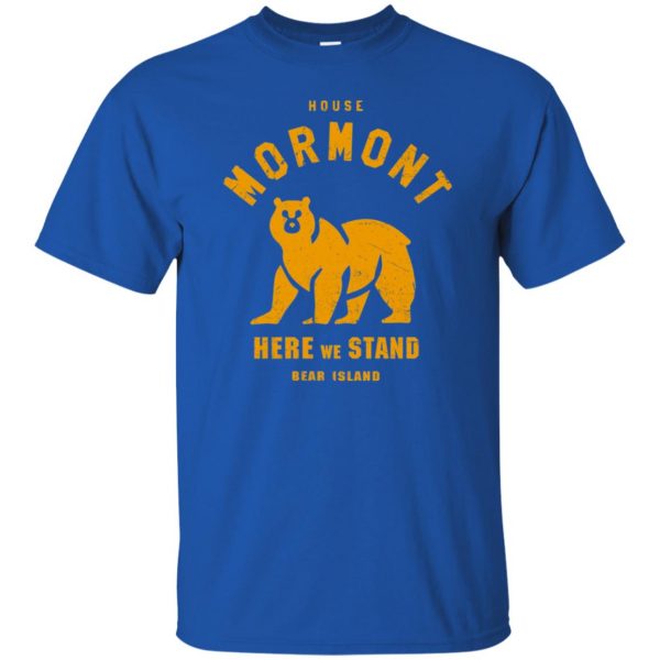 house mormont t shirt - royal blue