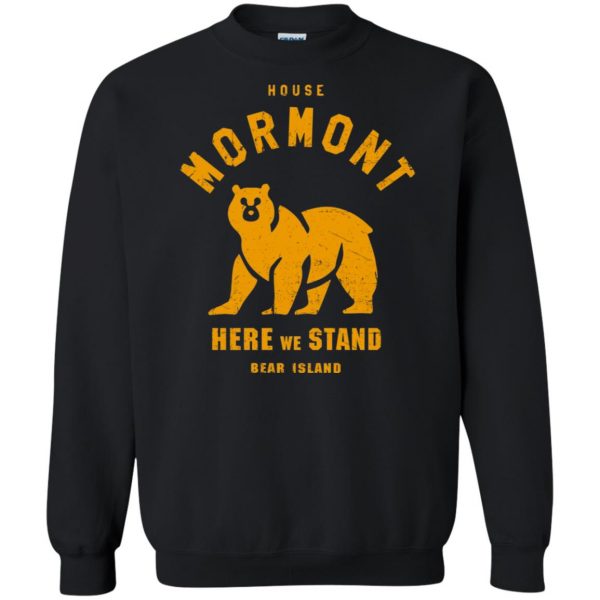 house mormont sweatshirt - black