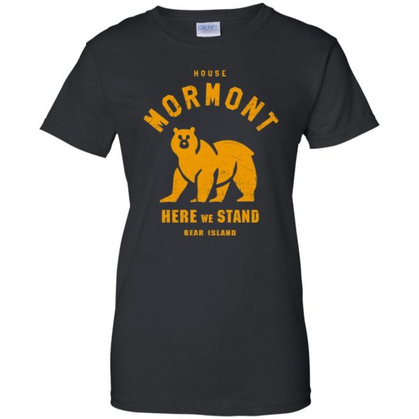 house mormont womens t shirt - lady t shirt - black