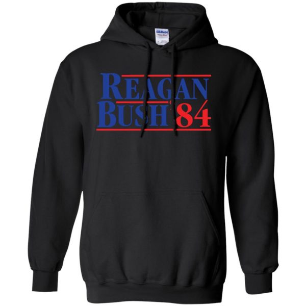 reagan bush 84 hoodie - black