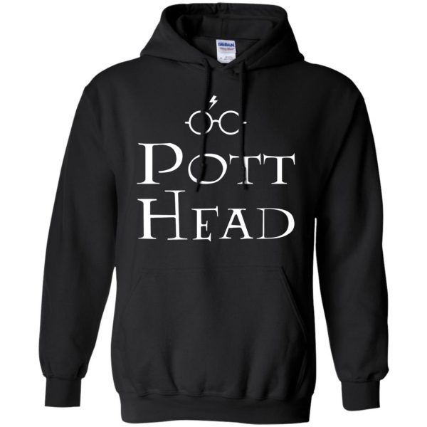 pott head hoodie - black