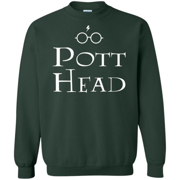 pott head sweatshirt - forest green