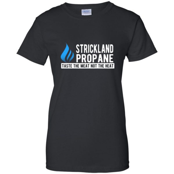 strickland propane womens t shirt - lady t shirt - black