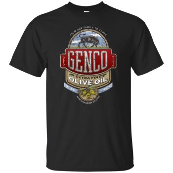 genco olive oil t shirt - black
