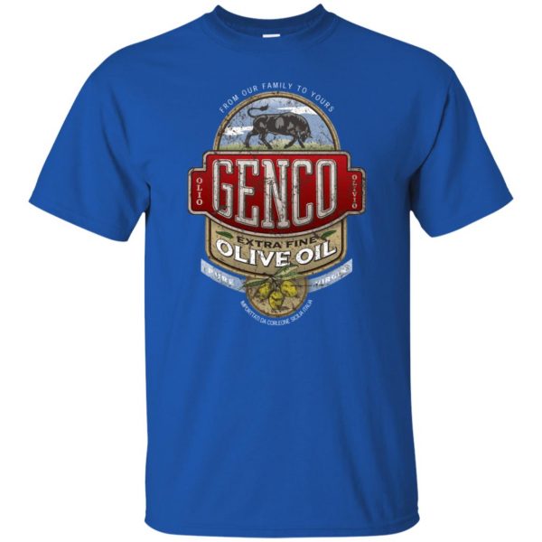 genco olive oil t shirt - royal blue
