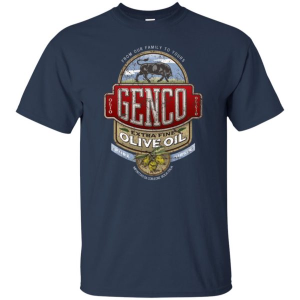 genco olive oil t shirt - navy blue