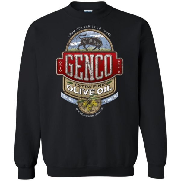 genco olive oil sweatshirt - black