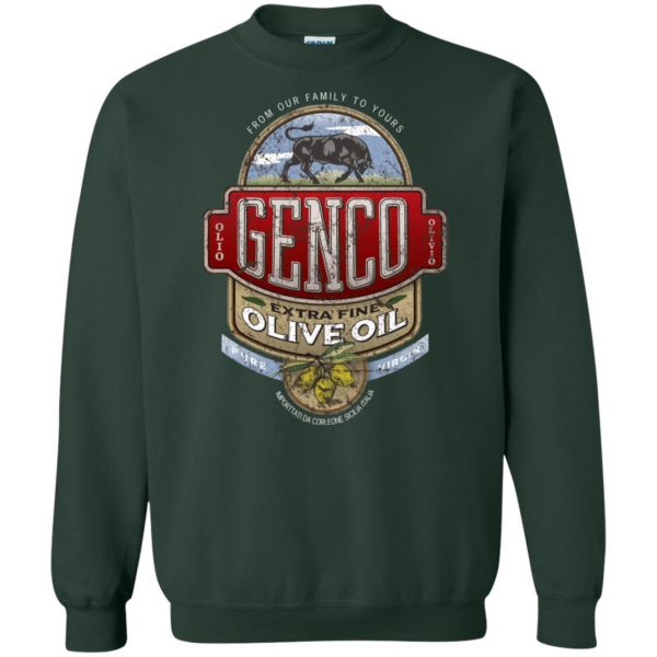 genco olive oil sweatshirt - forest green
